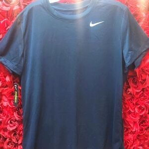 Nike Dri Fit NWT Size Large T-Shirt Black/Blue